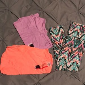 Leggings and T-shirt bundle